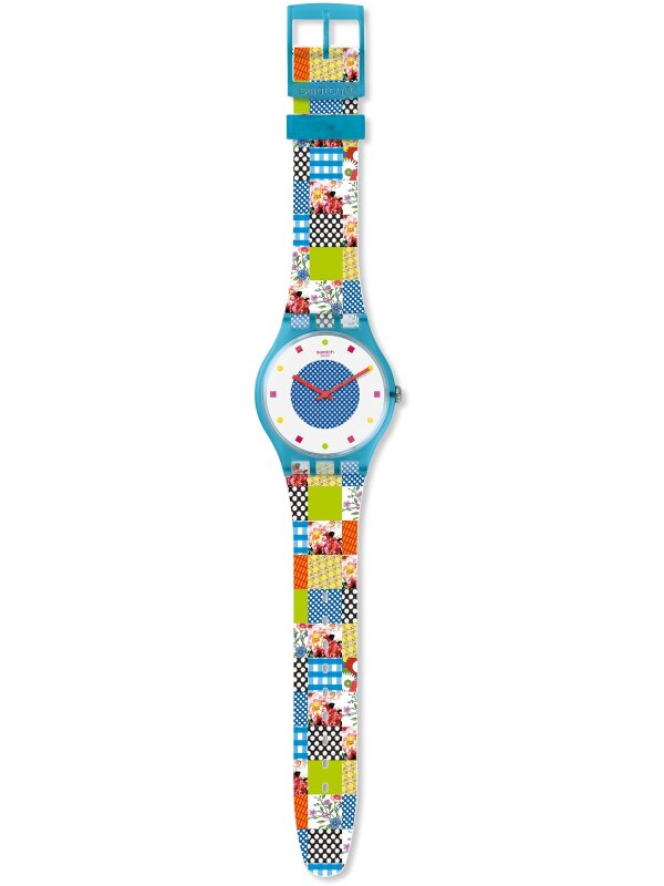 Bild von Swatch Damenuhr Quilted Time SUOS108