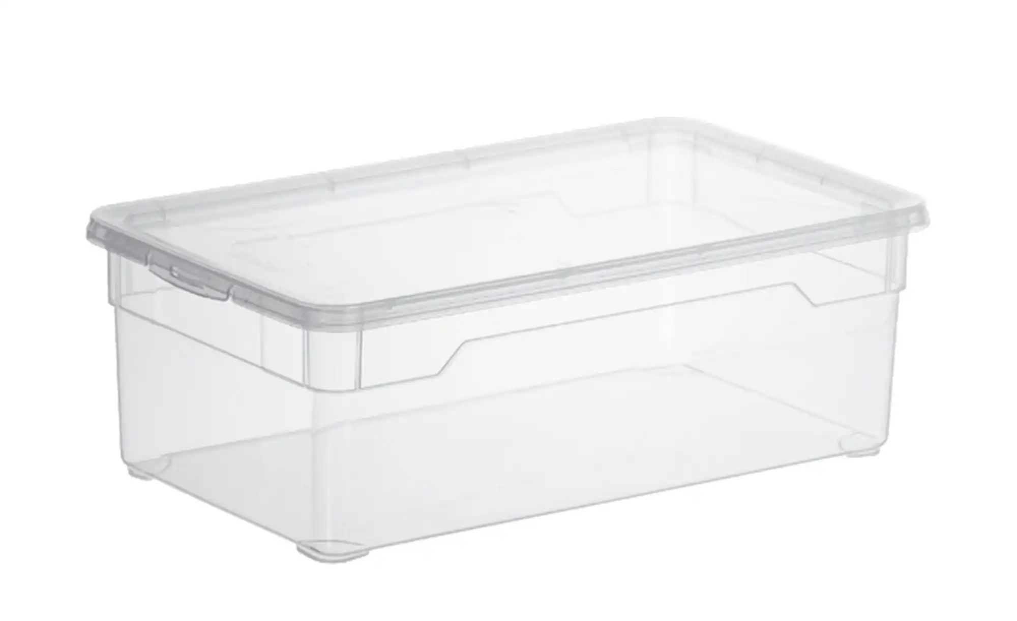 Bild von Rotho Aufbewahrungsbox mit Deckel ¦ transparent/klar ¦ Kunststoff ¦ Maße (cm): B: 19 H: 11 Aufbewahren & Ordnen > Aufbewahrungsboxen - Sconto
