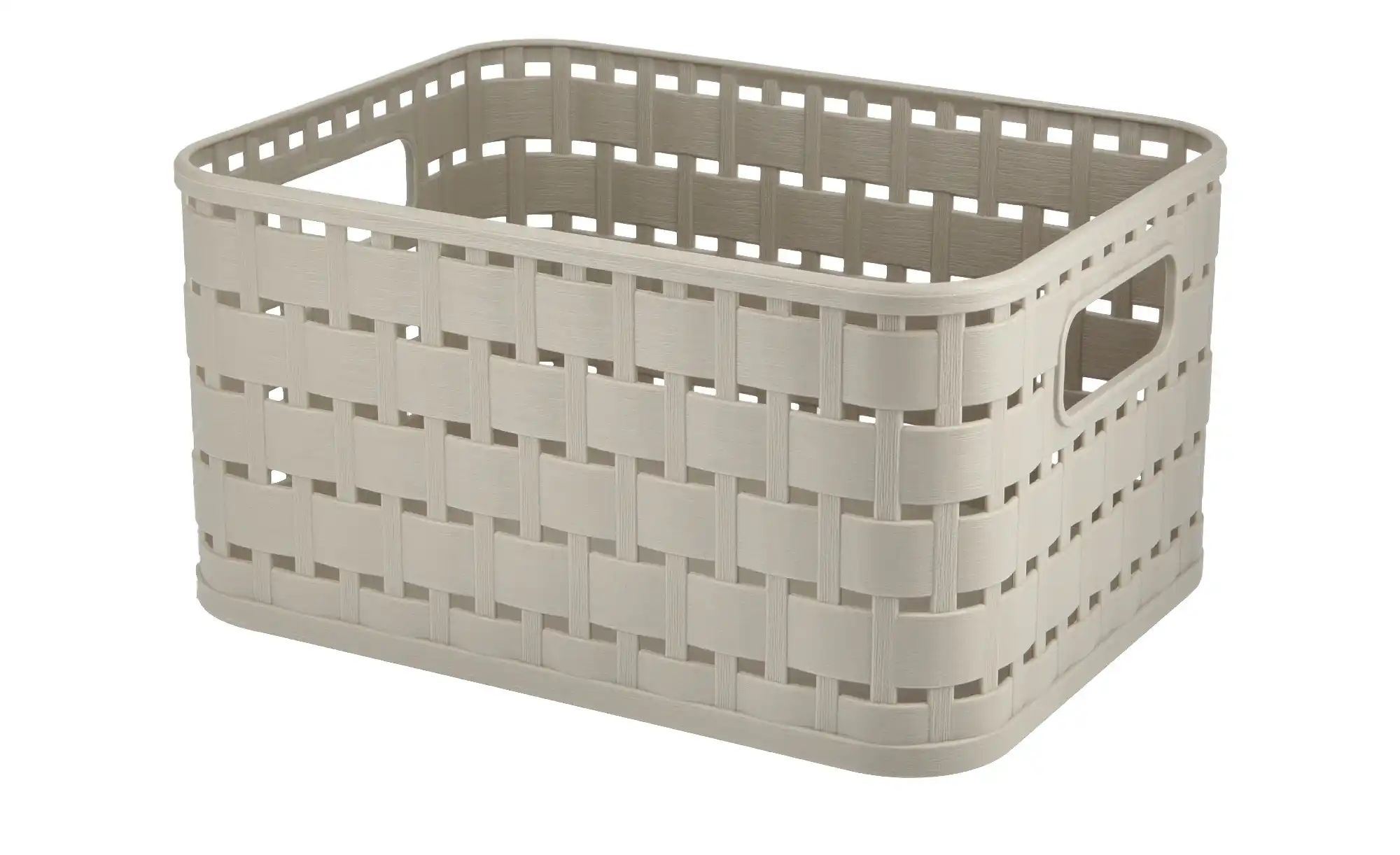 Bild von Rotho Aufbewahrungsbox ¦ beige ¦ Kunststoff ¦ Maße (cm): B: 13,7 H: 9,8 Aufbewahren & Ordnen > Aufbewahrungsboxen - Sconto