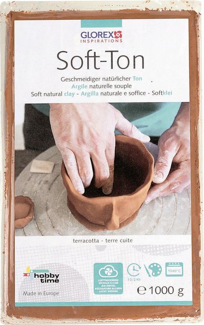Bild von Glorex Bastelnaturmaterial Glorex Soft-Ton terracotta, 1000 g