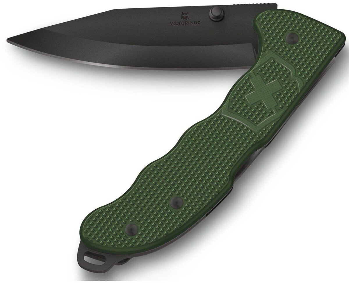 Bild von Victorinox Evoke BSH Alox. Bauart: Messer mit Feststellklinge, Messertyp: Jagdmesser, Form des Blattes: Clippunkt. Gesamtlänge: 13,6 cm, Höhe: 18 mm, Gewicht: 180 g (V-0.94 25.DS24)