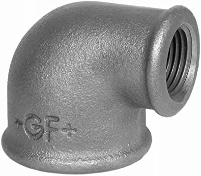 Bild von Georg Fischer +GF+ Temperguss Fitting, Verzinkt, NR. 90, 21/2 X 2 A1 Reduziert, Winkel 90° I/I