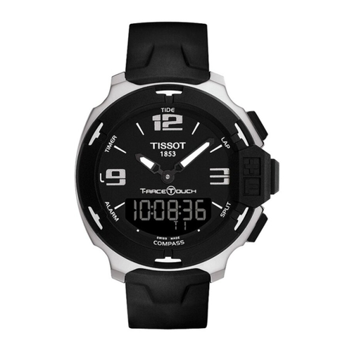Bild von T-RACE TOUCH STAHL/KAUT - Elegante Herrenuhr mit Touch-Technologie