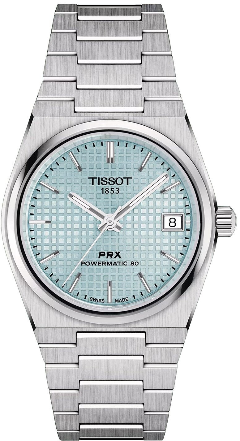Bild von Tissot PRX Powermatic T1372071135100 Damen-Armbanduhr, 35 mm, Eisblau