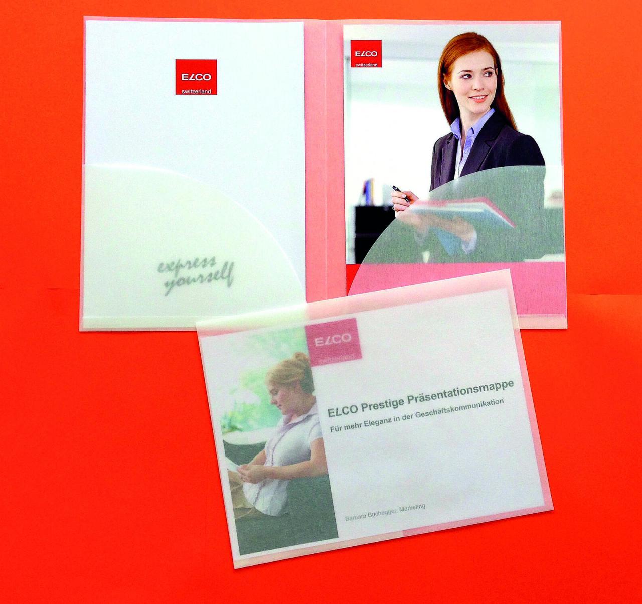 Bild von ELCO Angebotsmappen für DIN A4 weiß/transparent