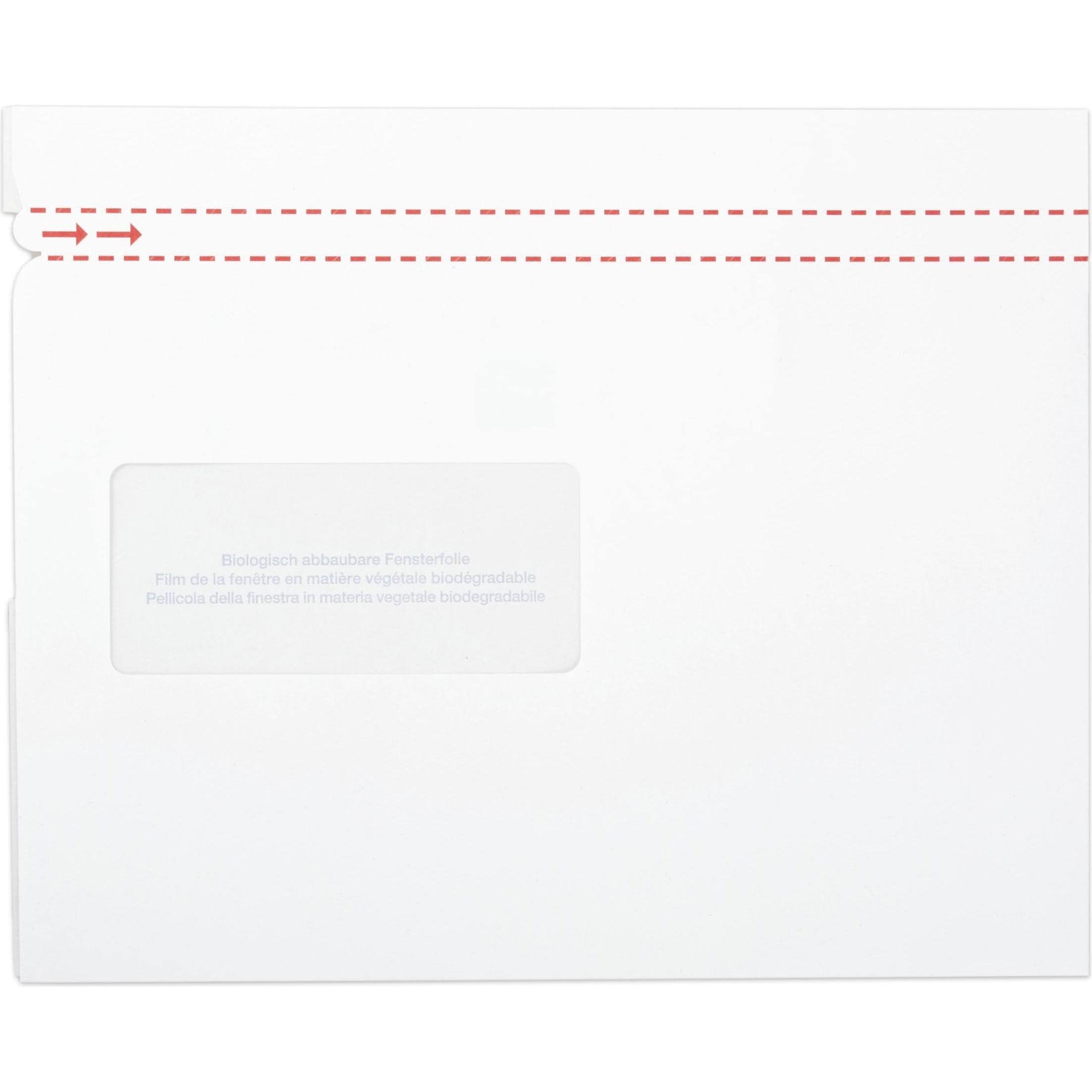 Bild von Elco Easy Open Dokumentenmappe Weiß 22,9 cm (T) x 18,5 cm (H) 250 Stück