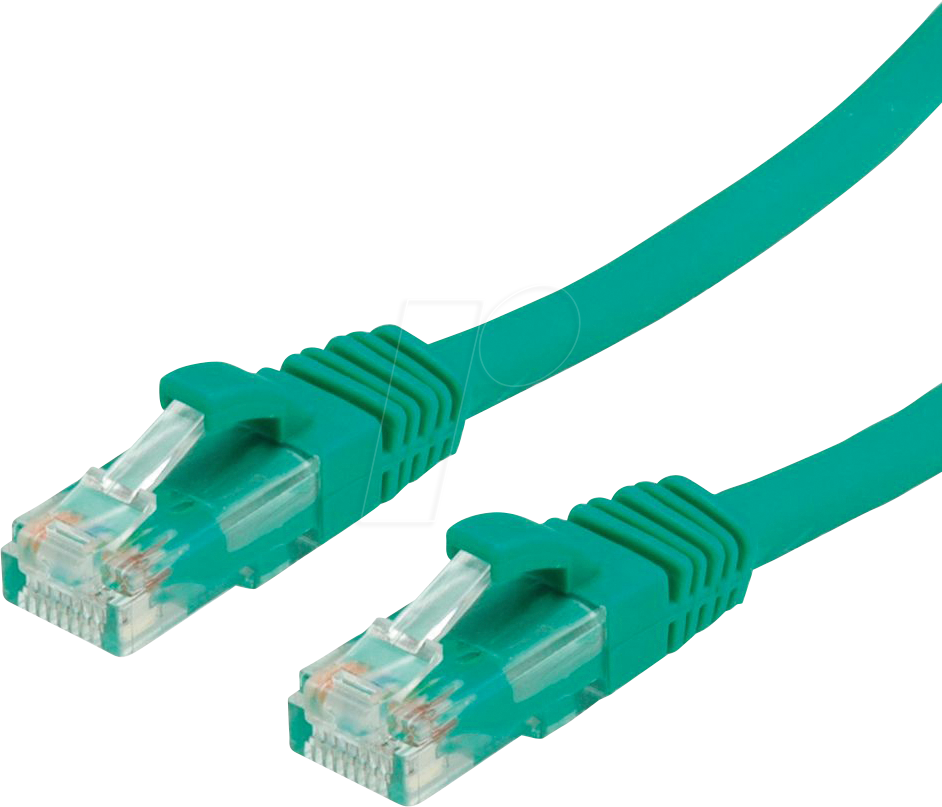 Bild von Value UTP-Patchkabel Kat.6, LSOH, grün, 0,5m (21.99.1023) (U/UTP, CAT6, 0.50 m), Netzwerkkabel