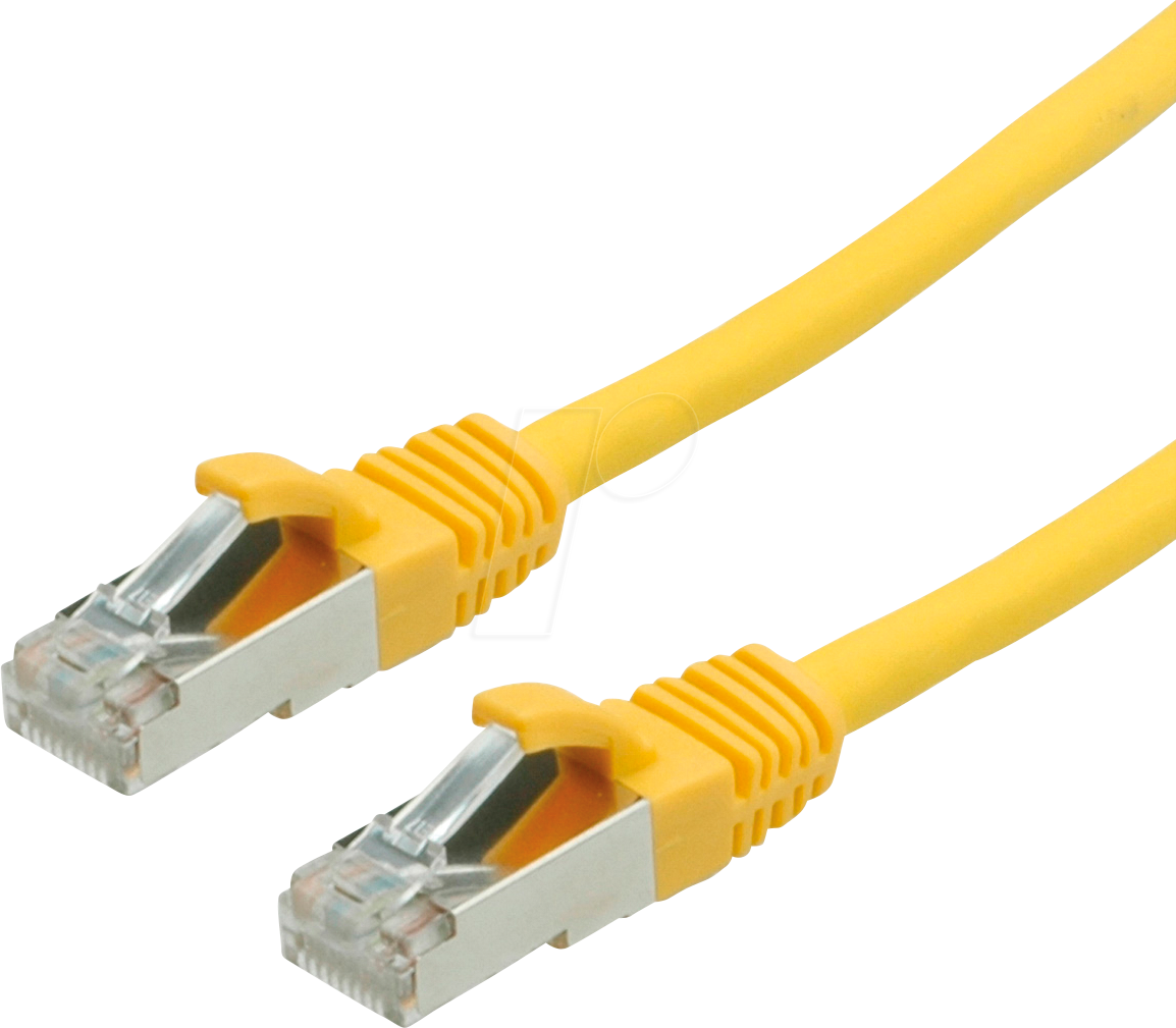 Bild von VALUE Patchkabel Kat.6 (Class E) S/FTP (PiMF), LSOH LAN-Kabel, RJ-45 Männlich (Stecker), RJ-45 Männlich (Stecker) (50.0 cm)