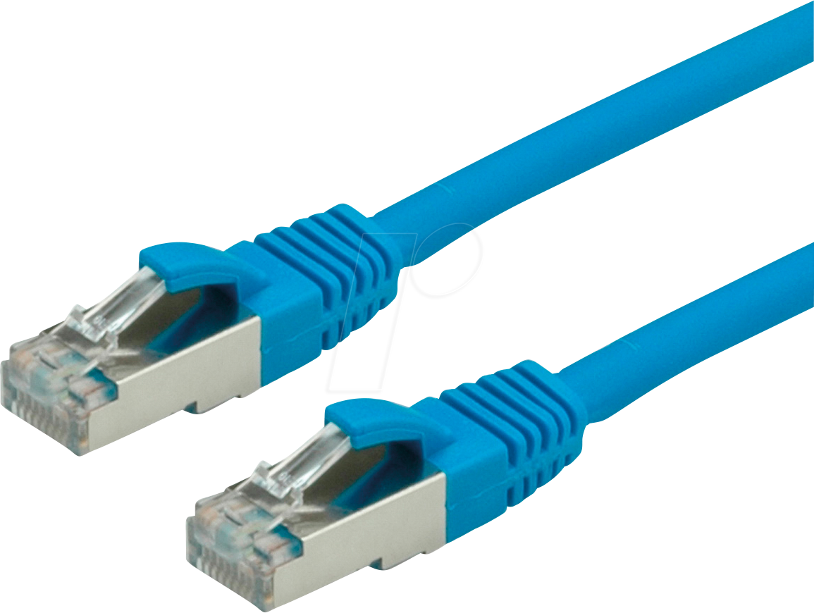 Bild von VALUE Patchkabel Kat.6 (Class E) S/FTP (PiMF), LSOH LAN-Kabel, RJ-45 Männlich (Stecker), RJ-45 Männlich (Stecker) (1000.0 cm)