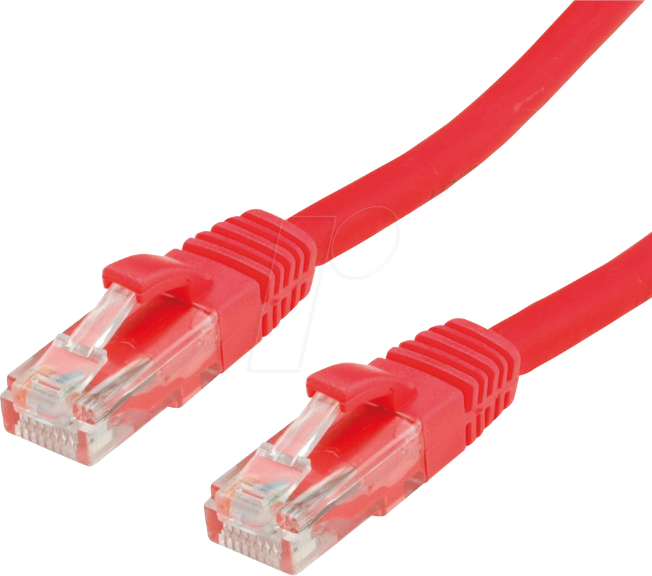 Bild von VALUE VALUE UTP-Patchkabel Kat.6A, rot, 1,0 m Netzwerkkabel