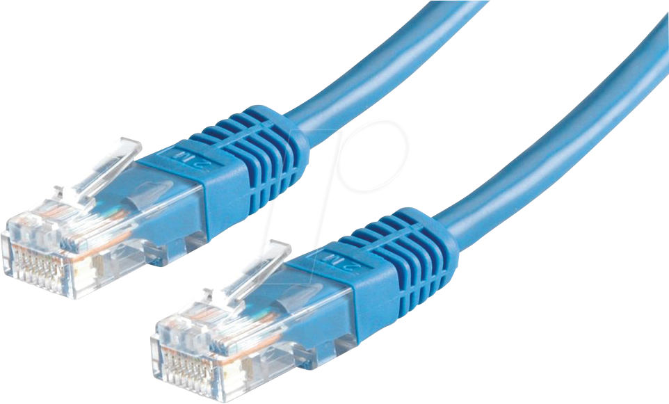 Bild von Secomp ROLINE Patch Cable UTP, RJ45-RJ45 (U/UTP, CAT5e, 1 m), Netzwerkkabel