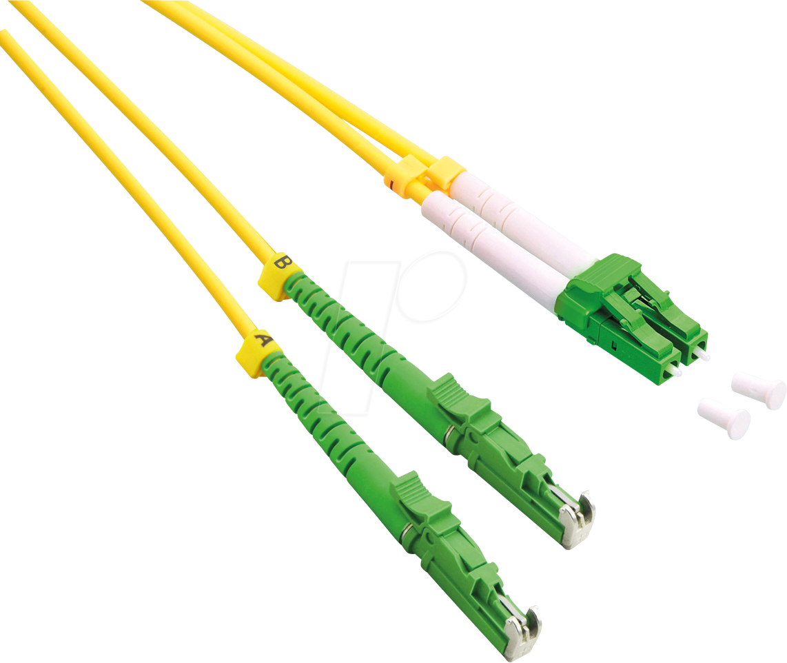 Bild von Roline 21.15.9480 Glasfaser LWL Anschlusskabel [1x LSH-Stecker - 1x LC-Stecker] 9/125 µ Singlemode