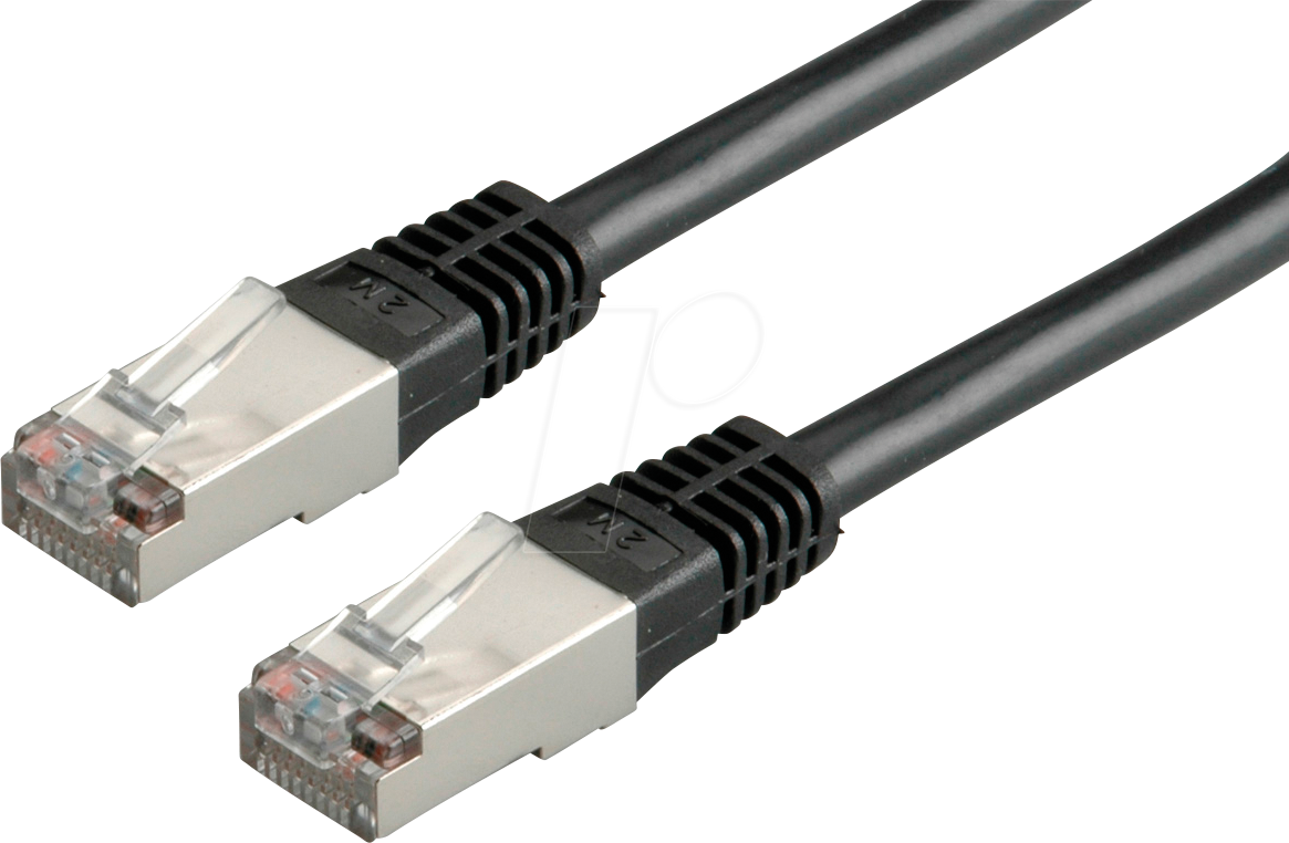 Bild von VALUE Patchkabel Kat.6 (Class E) S/FTP (PiMF) LAN-Kabel, RJ-45 Männlich (Stecker), RJ-45 Männlich (Stecker) (50.0 cm)