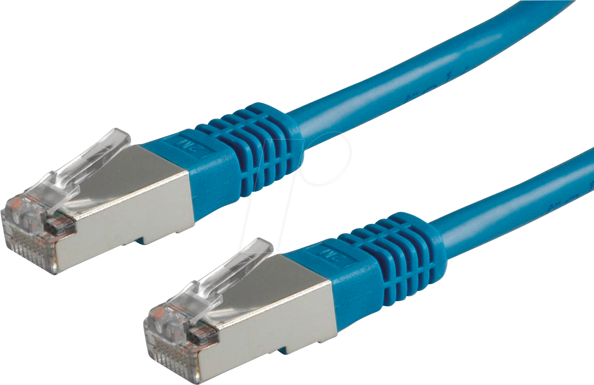 Bild von VALUE Patchkabel Kat.6 (Class E) S/FTP (PiMF) LAN-Kabel, RJ-45 Männlich (Stecker), RJ-45 Männlich (Stecker) (500.0 cm)