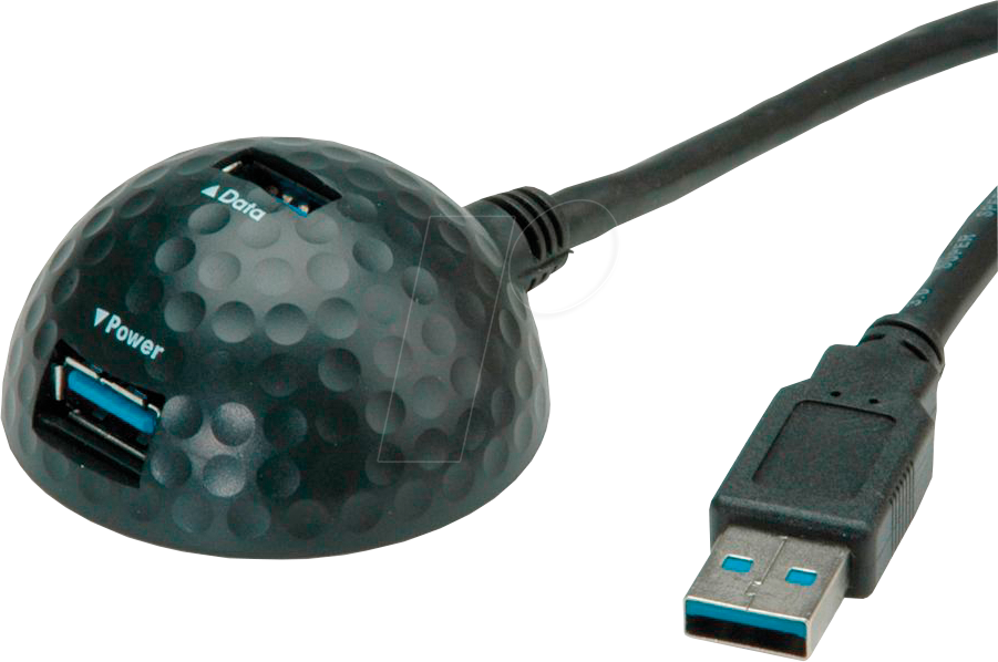 Bild von VALUE USB 3.2 Gen 1 Dockingkabel, Dome USB-Kabel, USB 3 Typ A Männlich (Stecker), USB 3 Typ A Weiblich (Buchse) (150.0 cm)