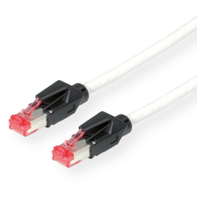 Bild von Draka - Patch-Kabel - RJ-45 (M) bis RJ-45 (M) - 7 m - SFTP, PiMF - CAT 6e - halogenfrei - Grau (21.05.2070)