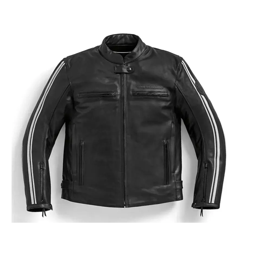 Bild von BMW Motorrad Lederjacke TwinStripes Herren – Ein stilvolles Must-Have für den Motorradfahrer