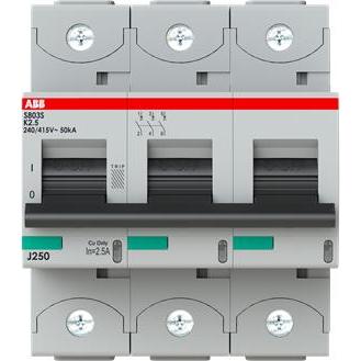 Bild von ABB 2CCF019957R0001 S803S-K2.5 Leitungsschutzschalter 2.5A 400V