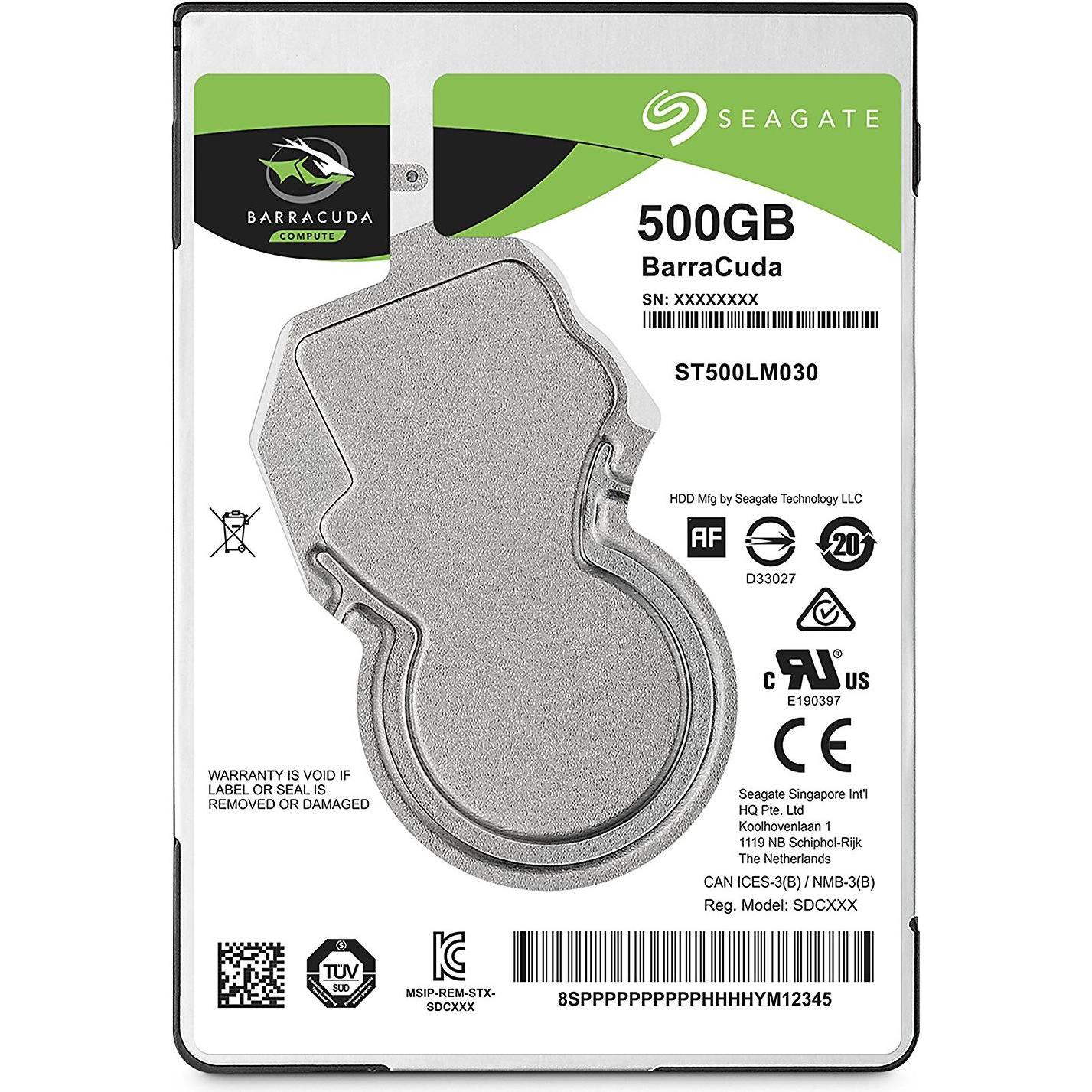 Bild von Seagate BarraCuda (0.50 TB, 2.5"), Festplatte