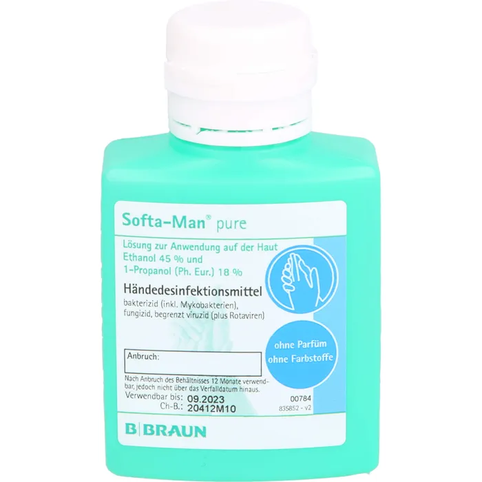 Bild von B. Braun Melsungen AG Wundpflaster BBraun SOFTAMAN PURE OVALFLASCHE "DE" 100ML