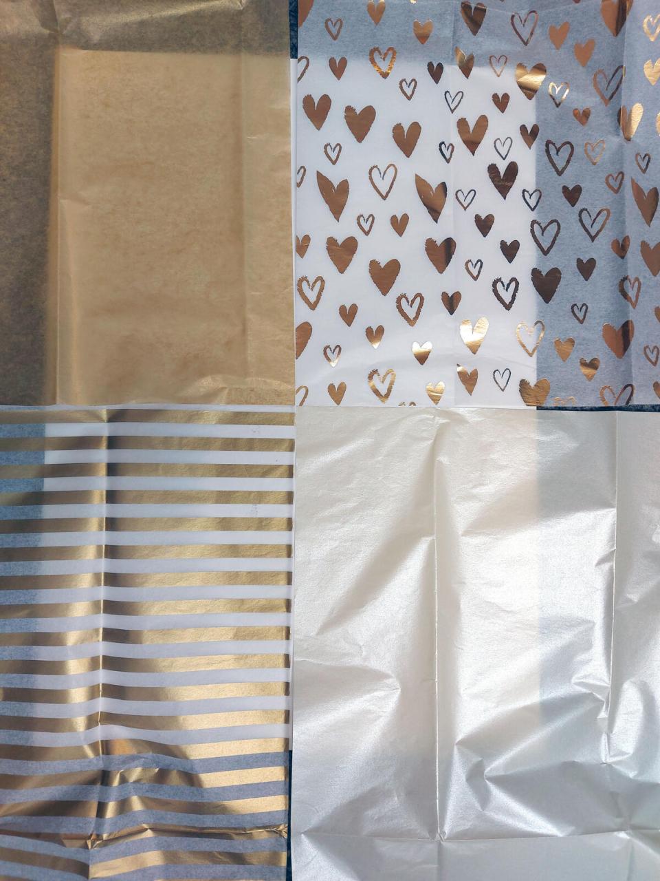 Bild von Artoz, Geschenkverpackung, Seidenpapier Gold (Geschenkpapier, 5 x)