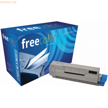 Bild von Freecolor Toner kompatibel mit Oki C612 cyan