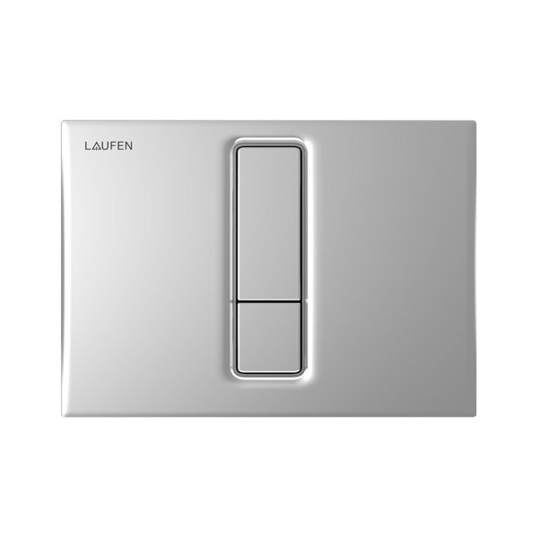 Bild von Laufen INEO AW101 Betätigungsplatte, Dual-Flush, 202x145x10mm, H900101, Farbe: Chrom