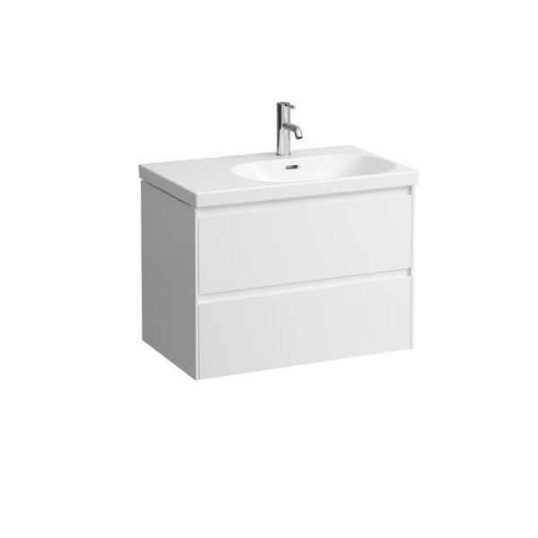 Bild von Laufen Lani für Lua Waschtischunterbau, 2 Schubladen, SoftClose, für WT-Ablage links, 750x515x445mm, H403582112, Farbe: Specialcolor