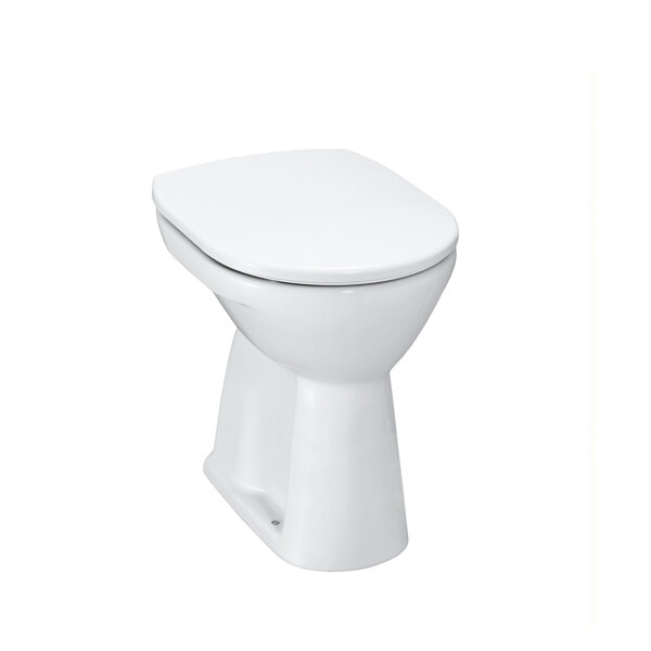 Bild von Laufen PRO Stand-Flachspül-WC, Abgang senkrecht, 360x470x450mm, H825957, Farbe: Weiß mit LCC Active