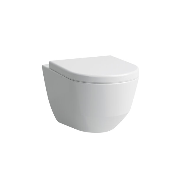 Bild von Laufen PRO Wand-Flachspül-WC , 360x530mm, H820959, Farbe: Weiß mit LCC Active