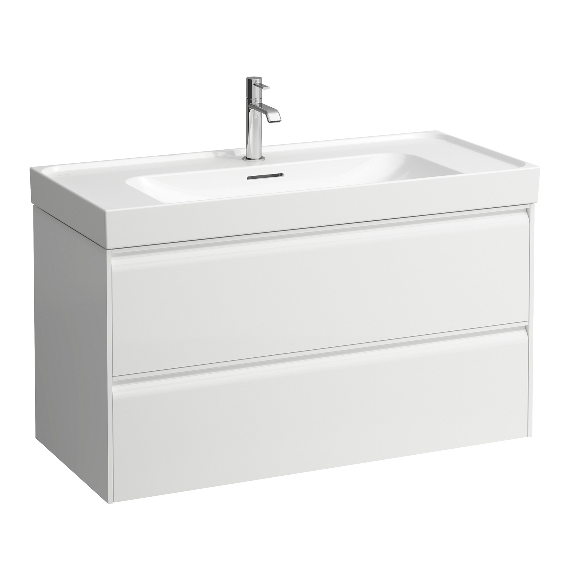 Bild von LAUFEN MEDA Waschtischunterbau, 2 Schubladen, inklusive Ordnungssystem, zu H810119, 984x448x515mm, H4216220119901