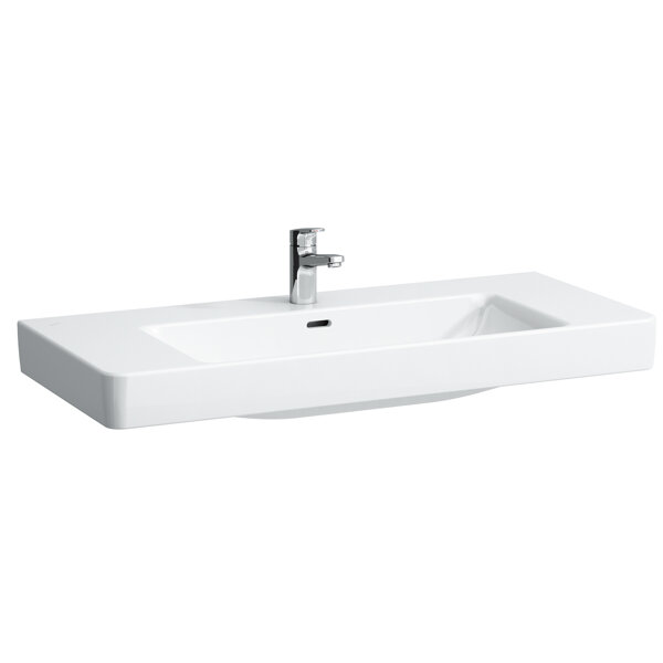 Bild von LAUFEN Waschtisch LAUFEN Pro S 1050x465, ohne Hahnloch, mit Überlauf, weiß, 81396.6, 8139660001091 H8139660001091