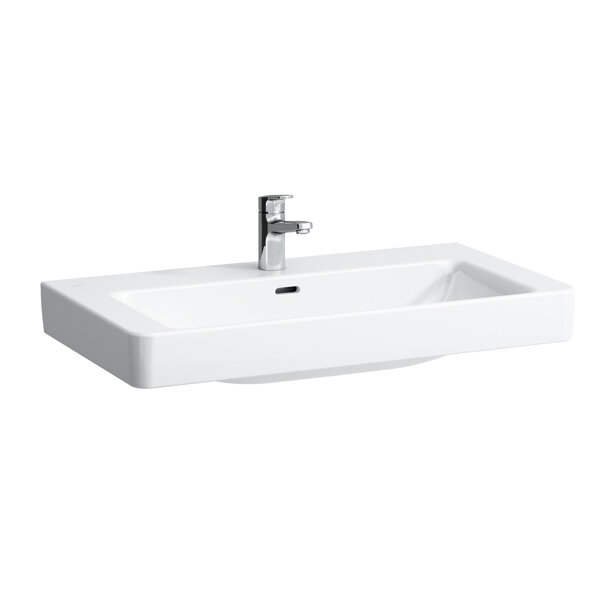 Bild von LAUFEN Aufsatzwaschtisch LAUFEN Pro S 850x465,weiß mit LCC ,Unterseite geschliffen,81696.5,816965400 H8169654001081