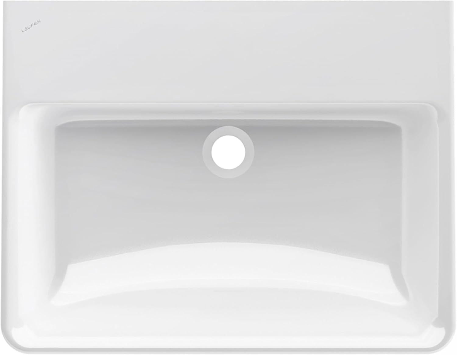 Bild von LAUFEN Waschtisch LAUFEN Pro S, 600x465, ohne Hahnloch, mit Überlauf, weiß, 81096.3, 8109630001091 H8109630001091