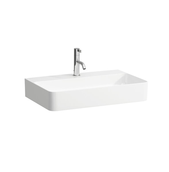 Bild von Laufen, Waschbecken, VAL Aufsatzwaschtisch, 1 Hahnloch, ohne Überlauf, US geschl. 650x420mm, H816284 (680 mm, 190 mm)