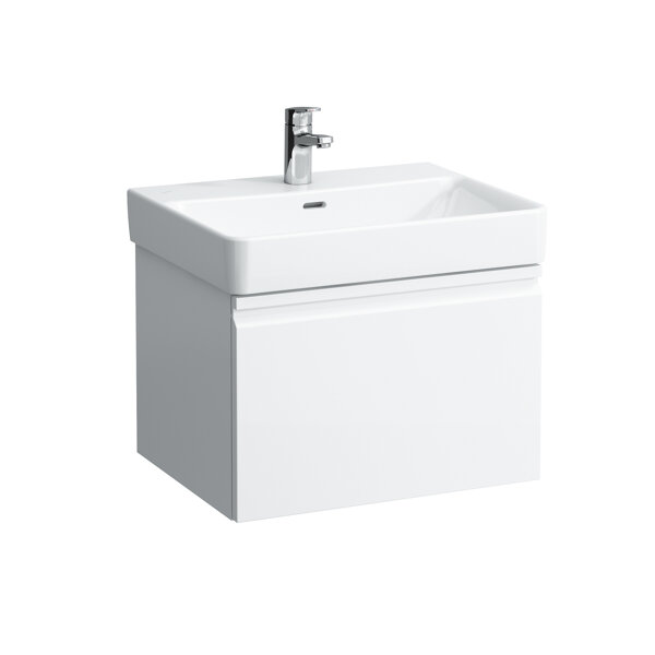 Bild von Laufen Pro S Waschtischunterschrank, 1 Schublade und Innenschublade, zu Waschtisch H810963, 570x450x390mm, H483372096, Farbe: Eiche hell Dekor