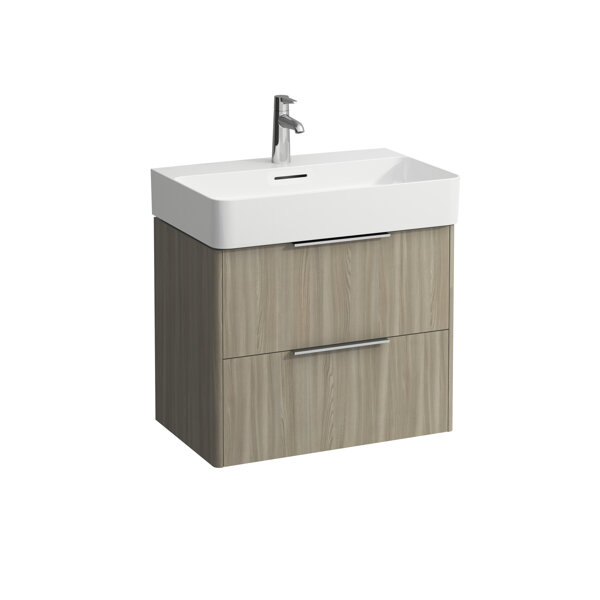 Bild von Laufen Base für Val Waschtischunterschrank, 2 Schubladen, 635x390mm, H402312110, Farbe: Ulme hell