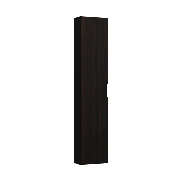 Bild von LAUFEN BASE Hochschrank, 1 Tür, Soft Close, Scharnier rechts, 350x185x1650mm, H402642110, Farbe: Ulme dunkel