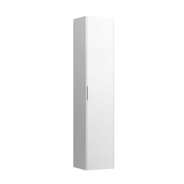 Bild von LAUFEN BASE Hochschrank, 1 Tür, Soft Close, Scharnier links, 350x335x1650mm, H402671110, Farbe: Snow (weiß matt)