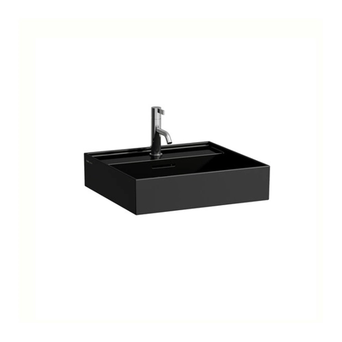 Bild von Laufen Kartell Aufsatzwaschtisch – Schwarz glänzend 500x460mm