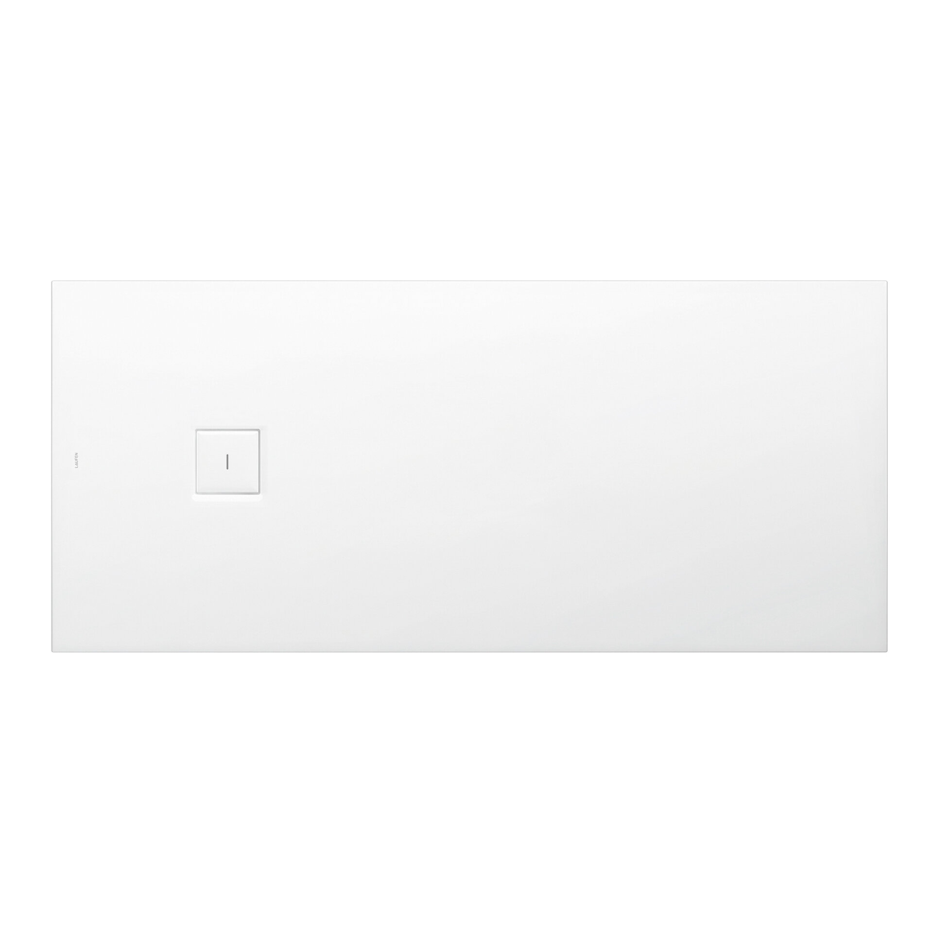 Bild von LAUFEN Duschwanne Solutions aus Marbond 1800x800x44 Ablauf seitlich Weiß, H2144410000001 H2144410000001
