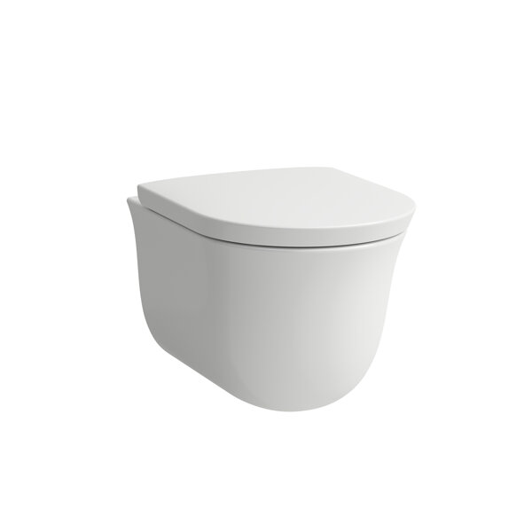 Bild von LAUFEN Wand-Tiefspül-WC THE NEW CLASSIC 370x530 spülrandlos weiß matt, H8208517570001 H8208517570001