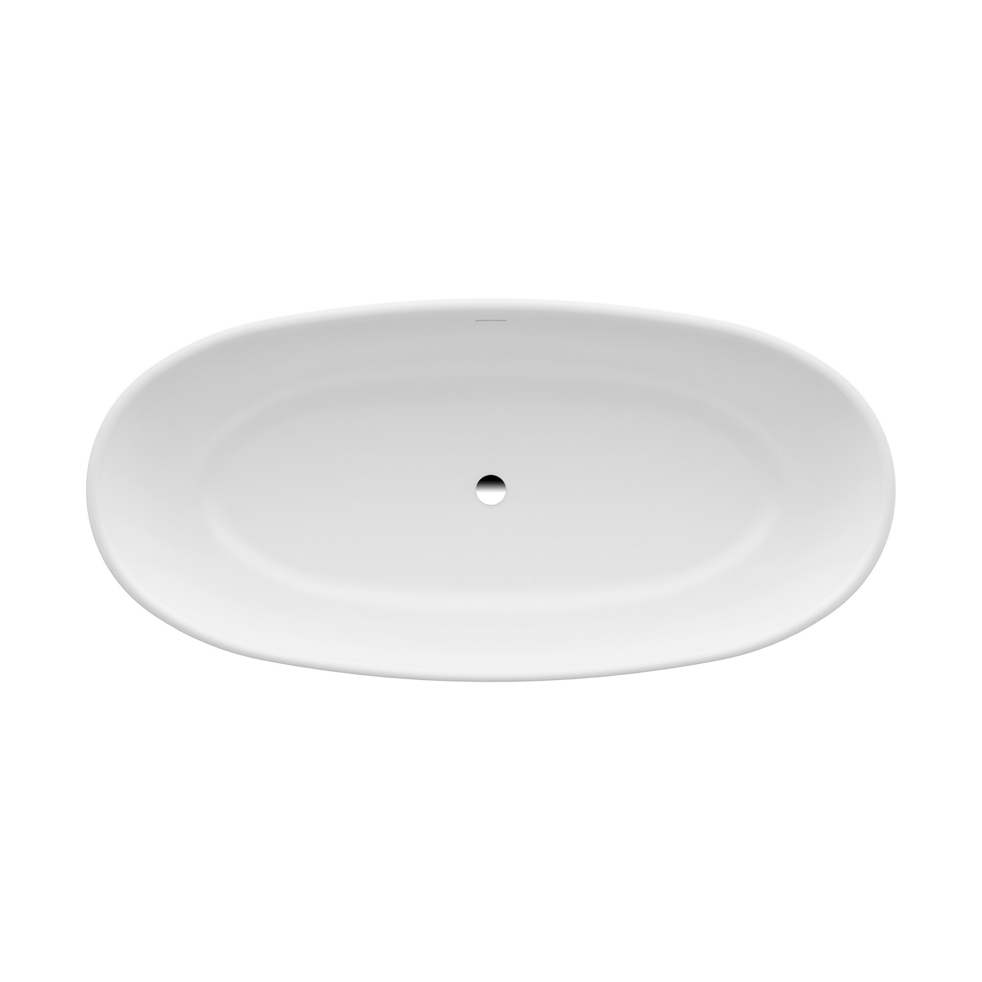 Bild von LAUFEN Freistehende Badewanne, THE NEW CLASSIC 1900x900x580 Sentec weiß, H2208520000001 H2208520000001