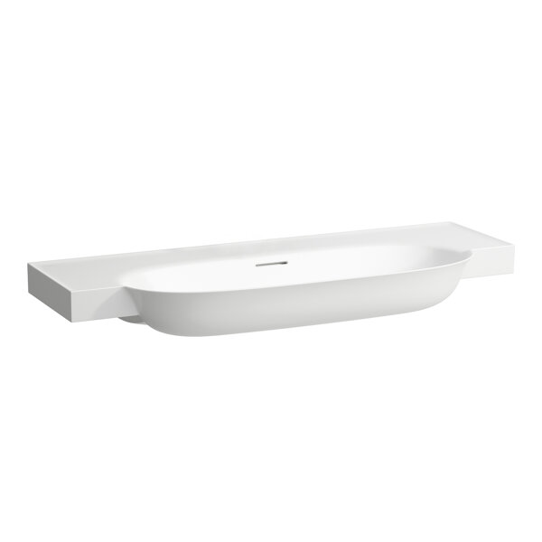 Bild von Laufen The New Classic Waschtisch, unterbaufähig, mit Überlauf, ohne Hahnloch, 1200x480mm, H813858, Farbe: weiss matt