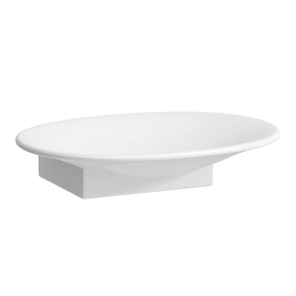 Bild von LAUFEN Seifenschale THE NEW CLASSIC Saphirkeramik 140x115 weiß matt, H8738567570001 H8738567570001