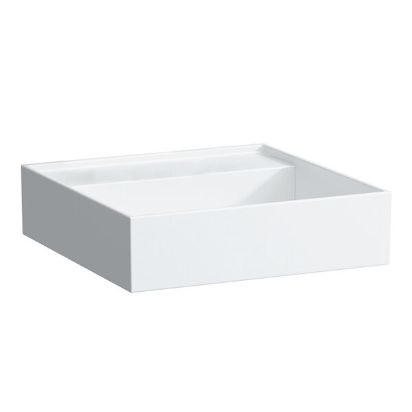 Bild von LAUFEN Aufsatz-Handwaschbecken Kartell 460x460x150, ohne Hl. , ohne Überlauf, geschliffen weiss matt H8183317571121