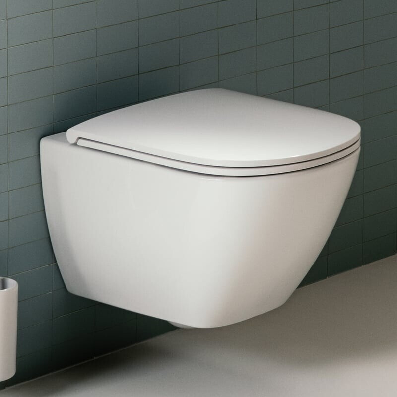 Bild von Laufen Lua Wand-WC Advanced compact, 490x360x345mm, H820083, Farbe: Weiß mit LCC