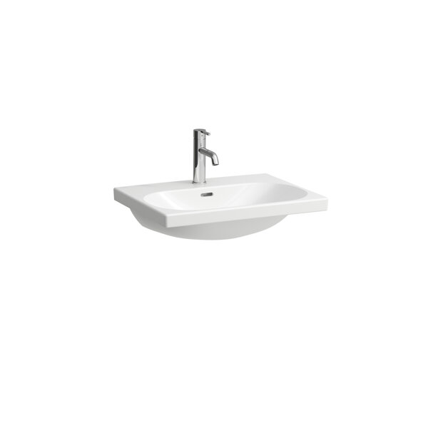 Bild von Laufen Lua Aufsatz-Waschtisch, ohne Hahnloch, ohne Überlauf, 600x460mm, H816083, Farbe: Weiß