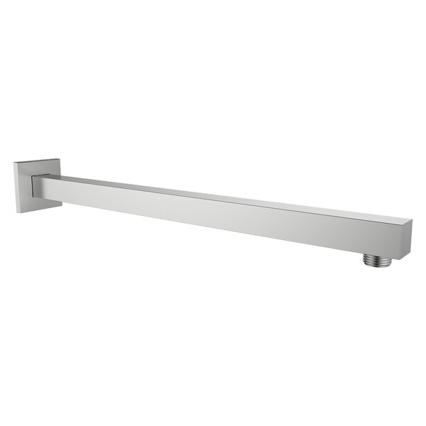 Bild von Laufen Brausewandarm, L=420mm, quadratische Rosette, 1/2", HF546026, Farbe: Edelstahl-Optik