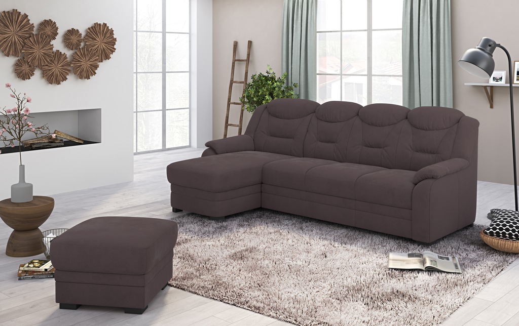Bild von COTTA Ecksofa "Marcus L-Form", Bequemes Ecksofa in klassischem Design mit hoher Rückenlehne
